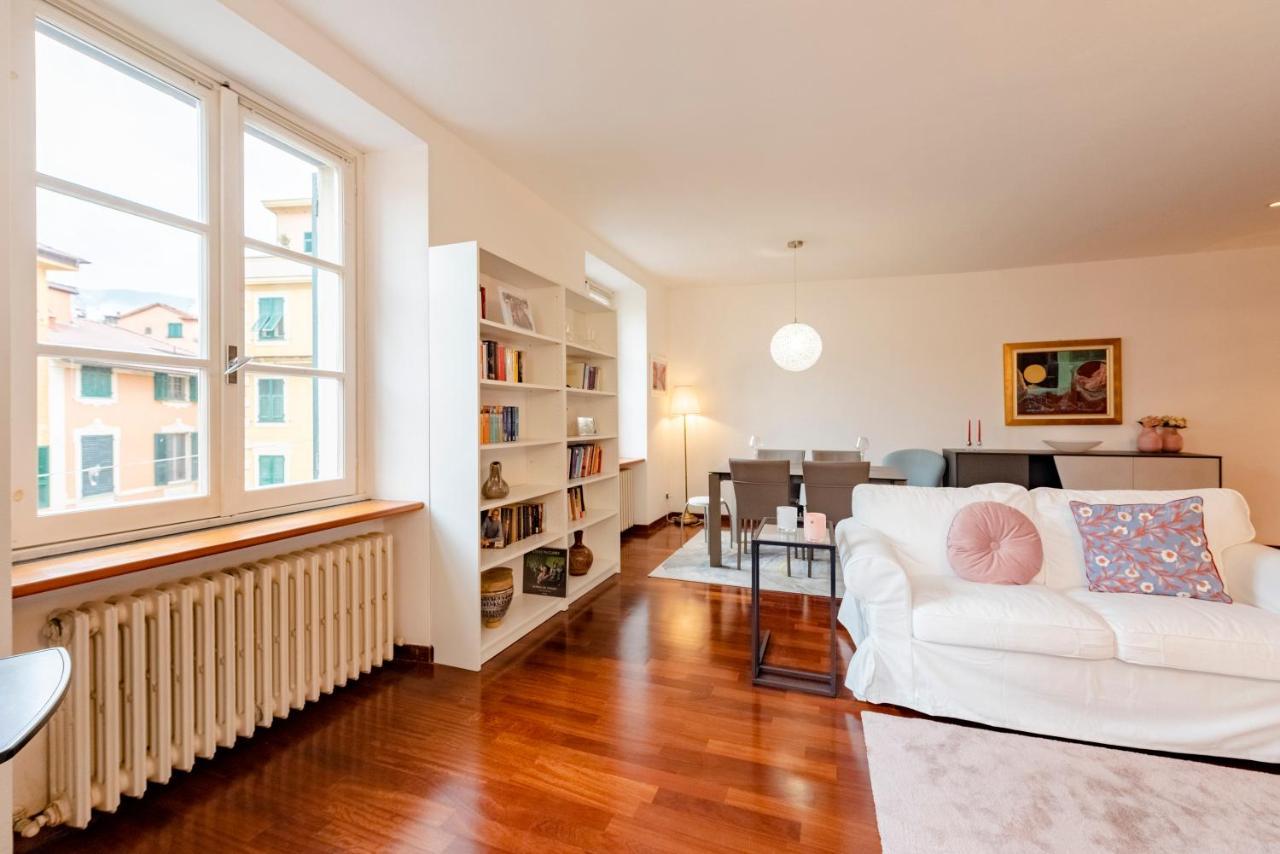 Cavour 9 Apartment 2B 2B 100Mq With Private Garage, In Center Of Rapallo, Wifi, Air Conditioned Bagian luar foto
