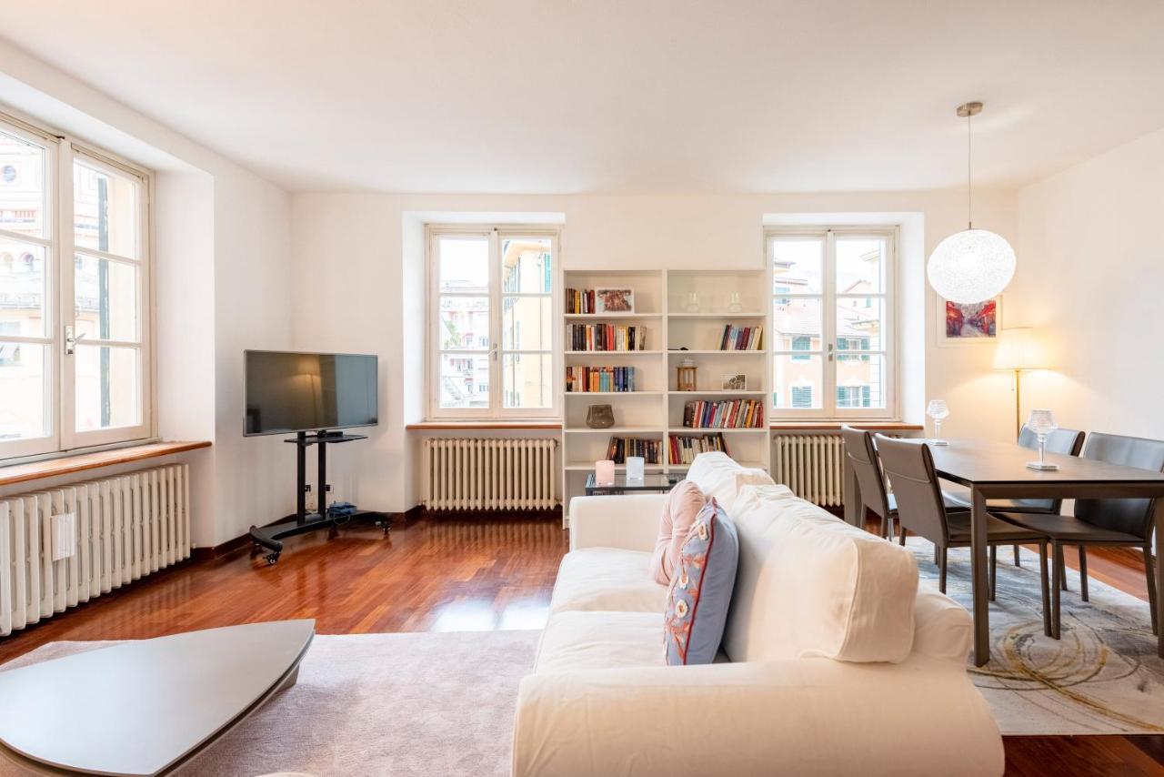 Cavour 9 Apartment 2B 2B 100Mq With Private Garage, In Center Of Rapallo, Wifi, Air Conditioned Bagian luar foto