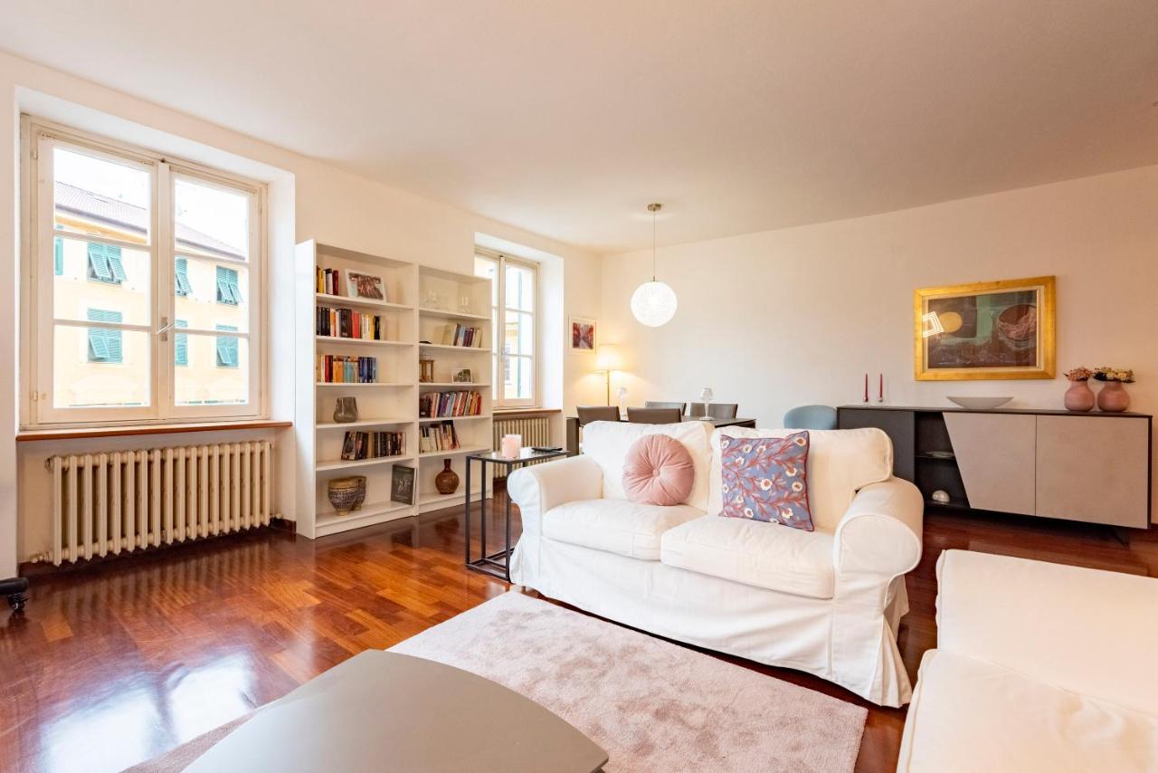 Cavour 9 Apartment 2B 2B 100Mq With Private Garage, In Center Of Rapallo, Wifi, Air Conditioned Bagian luar foto